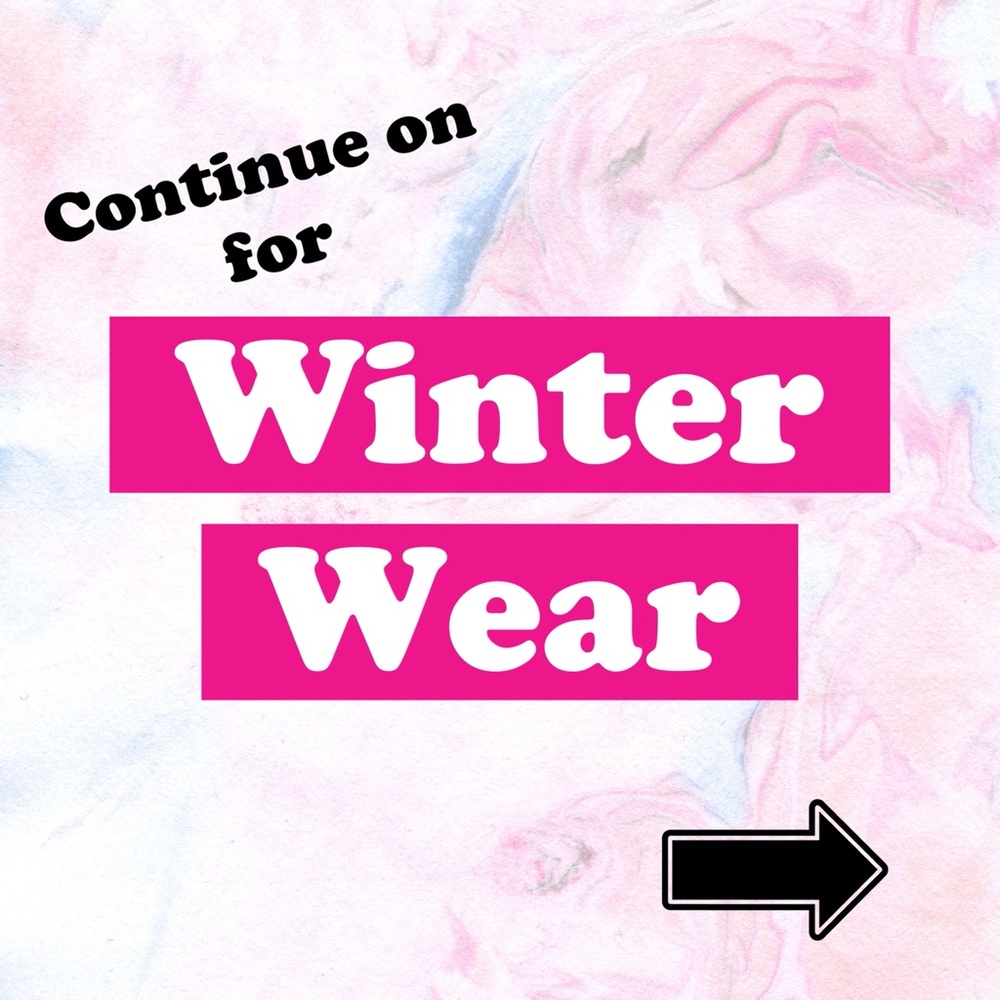 Winter and Fall clothing